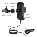 A20 Pro Car Charger MP3 Player Bluetooth Receiver FM Transmitter Call Hands-free Holder