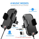 A20 Pro Car Charger MP3 Player Bluetooth Receiver FM Transmitter Call Hands-free Holder