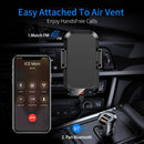 A20 Pro Car Charger MP3 Player Bluetooth Receiver FM Transmitter Call Hands-free Holder