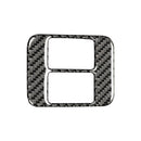 Car Carbon Fiber Seat Heating Panel Decorative Sticker for Subaru BRZ / Toyota 86 2013-2019, Left and Right Drive Universal with Hole (Black)