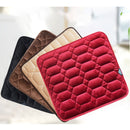 Car USB Seat Heater Cushion Warmer Cover Winter Heated Warm Mat, Style: Square (Coffee)
