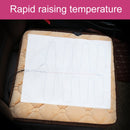 Car USB Seat Heater Cushion Warmer Cover Winter Heated Warm Mat, Style: Heart Shape (Black)