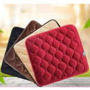Car USB Seat Heater Cushion Warmer Cover Winter Heated Warm Mat, Style: Heart Shape (Red)