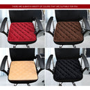 Car USB Seat Heater Cushion Warmer Cover Winter Heated Warm Mat, Style: Heart Shape (Black)