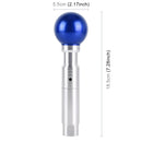 Universal Car Pressable Telescopic Gear Head Gear Shift Knob, Length 18.5cm (Blue)