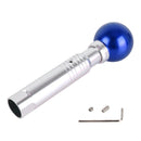 Universal Car Pressable Telescopic Gear Head Gear Shift Knob, Length 18.5cm (Blue)