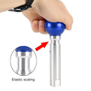 Universal Car Pressable Telescopic Gear Head Gear Shift Knob, Length 18.5cm (Blue)