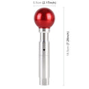 Universal Car Pressable Telescopic Gear Head Gear Shift Knob, Length 18.5cm (Red)