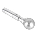 Universal Car Pressable Telescopic Gear Head Gear Shift Knob, Length 18.5cm (Silver)