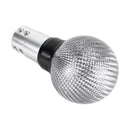 Universal Car Pressable Telescopic Carbon Fiber Gear Head Gear Shift Knob, Length: 9.5cm (Silver)