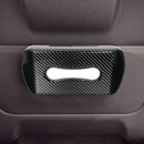 Car Carbon Fiber Hang Type Tissue Box with Clip