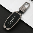 Car Luminous All-inclusive Zinc Alloy Key Protective Case Key Shell for Haval D Style Smart 4-button (Gun Metal)