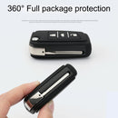Car Luminous All-inclusive Zinc Alloy Key Protective Case Key Shell for Volkswagen A Style Folding 3-button(Colour)