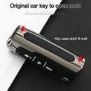 Car Luminous All-inclusive Zinc Alloy Key Protective Case Key Shell for Volkswagen A Style Folding 3-button(Colour)