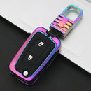 Car Luminous All-inclusive Zinc Alloy Key Protective Case Key Shell for Toyota B Style Folding 2-button (Colour)