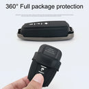 Car Luminous All-inclusive Zinc Alloy Key Protective Case Key Shell for Toyota B Style Folding 2-button (Gun Metal)