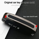 Car Luminous All-inclusive Zinc Alloy Key Protective Case Key Shell for Toyota B Style Folding 2-button (Gun Metal)