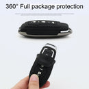 Car Luminous All-inclusive Zinc Alloy Key Protective Case Key Shell for Ford D Style Folding 3-button (Gun Metal)