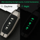 Car Luminous All-inclusive Zinc Alloy Key Protective Case Key Shell for Ford D Style Folding 3-button (Colour)