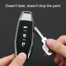 Car Luminous All-inclusive Zinc Alloy Key Protective Case Key Shell for Ford D Style Folding 3-button (Gun Metal)