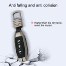 Car Luminous All-inclusive Zinc Alloy Key Protective Case Key Shell for Ford D Style Folding 3-button (Colour)