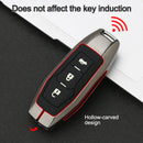Car Luminous All-inclusive Zinc Alloy Key Protective Case Key Shell for Ford D Style Folding 3-button (Colour)