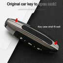Car Luminous All-inclusive Zinc Alloy Key Protective Case Key Shell for Ford D Style Folding 3-button (Colour)
