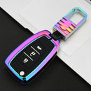 Car Luminous All-inclusive Zinc Alloy Key Protective Case Key Shell for Hyundai J Style Folding 3-button (Colour)