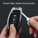 Car Luminous All-inclusive Zinc Alloy Key Protective Case Key Shell for Hyundai J Style Folding 3-button (Gun Metal)