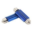 10 PCS 36mm DC12-24V / 1W / 6000K / 60LM 15LEDs SMD Car Reading Lamp Dome Light