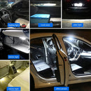 10 PCS 36mm DC12-24V / 1W / 6000K / 60LM 15LEDs SMD Car Reading Lamp Dome Light