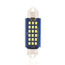 10 PCS 41mm DC12-24V / 1W / 6000K / 60LM 18LEDs SMD Car Reading Lamp Dome Light