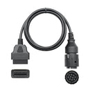 Motorcycle OBD Cable 10PIN to 16PIN Connector Cable for BMW