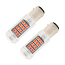 2 PCS 1157 / BAY15D DC12V / 2.2W Car Constantly Bright Brake Lights with 42LEDs SMD-2835 Lamps(Red Light)