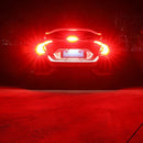 2 PCS 3157 DC12V / 2.2W Car Constantly Bright Brake Lights with 42LEDs SMD-2835 Lamps(Red Light)