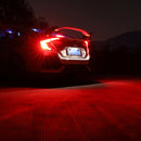 2 PCS 7443 DC12V / 2.2W Car Constantly Bright Brake Lights with 42LEDs SMD-2835 Lamps(Red Light)