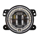 2 PCS DC12V-30V / 30W / 3A / 1440LM 12LEDs 4 inch Car LED Colorful Fog Light, Style: White Background (White Light)