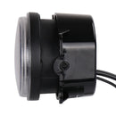 2 PCS DC12V-30V / 30W / 3A / 1440LM 12LEDs 4 inch Car LED Colorful Fog Light, Style: Black Background(White Light)