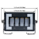 4.76 inch 24W DC 12-24V 1800LM IP67 Car Work Lights / Front Bumper Lights / Roof Lights, with Holder