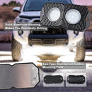 18W DC 12-24V 1.2A LED Double Row Car Bottom Light / Chassis Light / Yacht Deck Atmosphere Light (White Light)