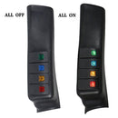For Jeep Wrangler JK 2011-2016 A-pillar Switch Control Panel with Connection Line