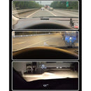 H90 Car 3.2 inch OBD HUD Head-up Display Support Engine Failure Alarm / Water Temperature Alarm Voltage Alarm