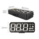 H90 Car 3.2 inch OBD HUD Head-up Display Support Engine Failure Alarm / Water Temperature Alarm Voltage Alarm