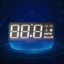 H90 Car 3.2 inch OBD HUD Head-up Display Support Engine Failure Alarm / Water Temperature Alarm Voltage Alarm