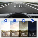 H90 Car 3.2 inch OBD HUD Head-up Display Support Engine Failure Alarm / Water Temperature Alarm Voltage Alarm
