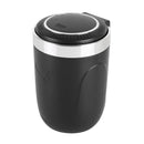 Portable Car Stainless Steel Liner Cigarette Ashtray with Light (Black)