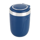 Portable Car Stainless Steel Liner Cigarette Ashtray with Light (Dark Blue)