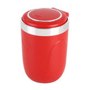 Portable Car Stainless Steel Liner Cigarette Ashtray with Light (Red)
