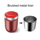 Portable Car Stainless Steel Liner Cigarette Ashtray with Light (Dark Blue)