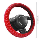 Car Universal Short Plush Warm Anti-skid Steering Wheel Cover, Adaptation Steering Wheel Diameter: 38cm (Brown)